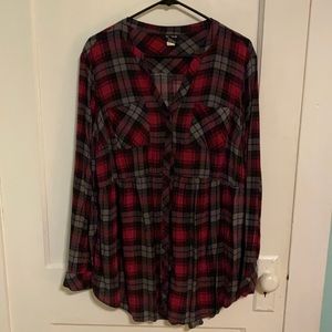 Torrid Long-Sleeve Plaid Shirt
